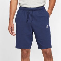 Rückansicht von Nike NSW CLUB Shorts Herren midnight navy-white