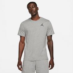 Rückansicht von Nike Essentiell Jumpman T-Shirt Herren carbon heather-black