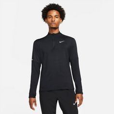 Rückansicht von Nike ELMNT Funktionsshirt Herren black-reflective silv