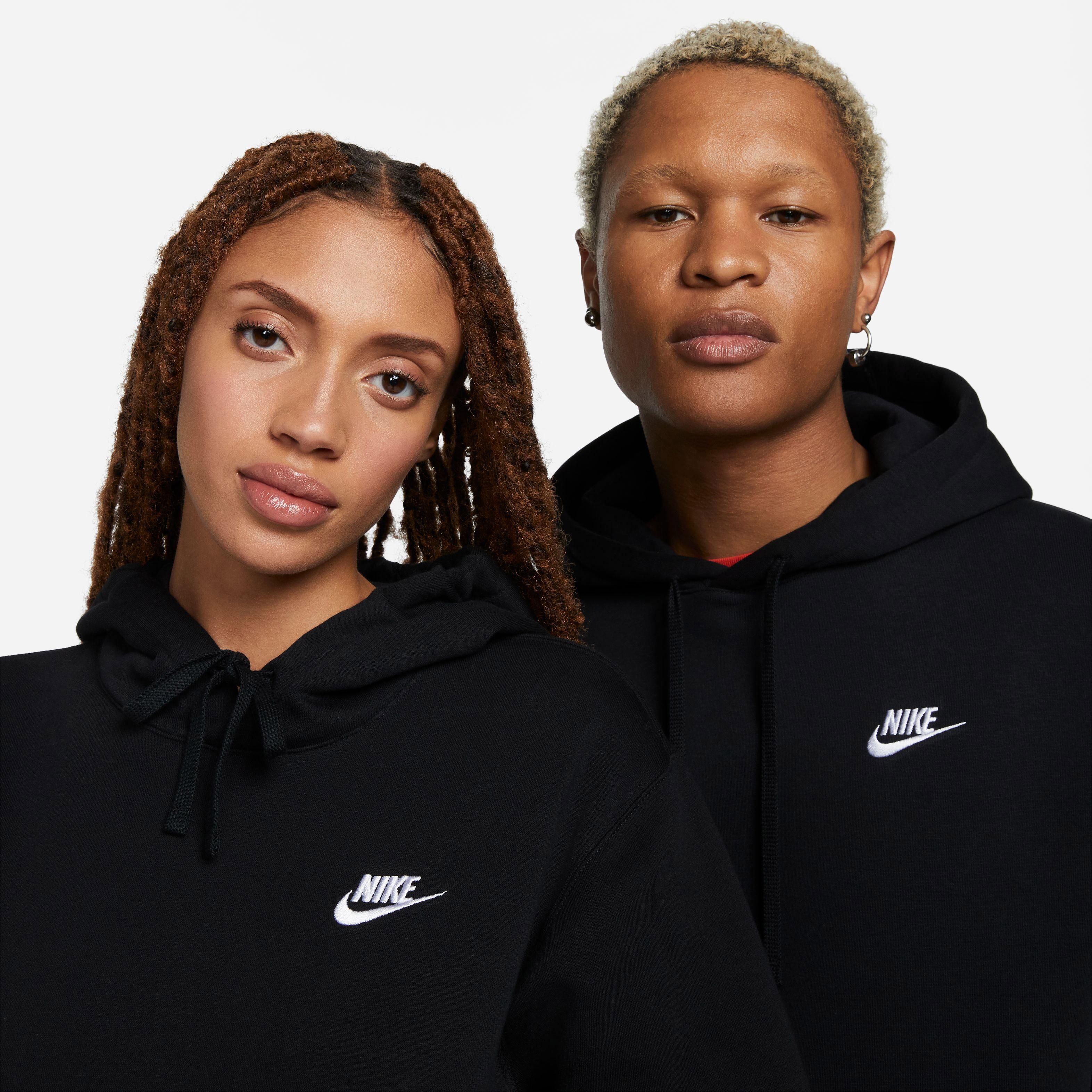 Black and white nike pullover online