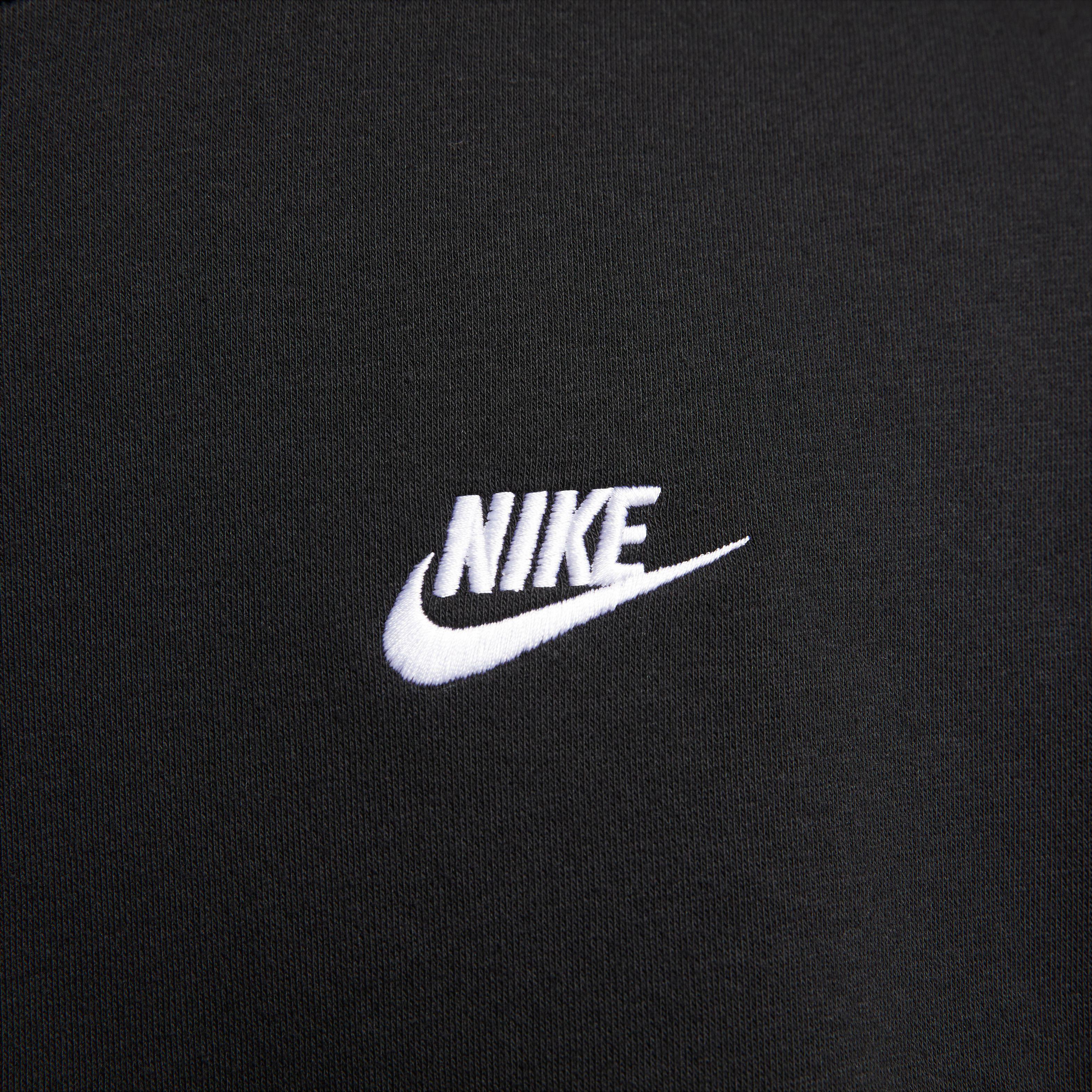 Nike NSW Club Fleece Sweatshirt Herren black-white im Online Shop