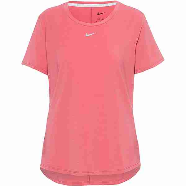 Nike One Luxe Tennisshirt Damen adobe-reflective silv