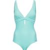 S.OLIVER Badeanzug Damen - mint-white