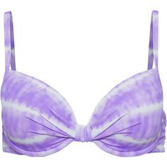 S.OLIVER Bikini Oberteil Damen lilac-white