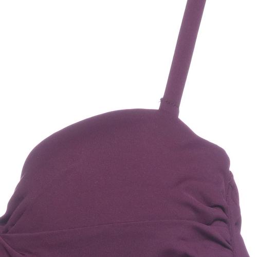 Rückansicht von Lascana Bikini Oberteil Damen bordeaux