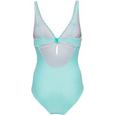 Rückansicht von S.OLIVER Badeanzug Damen mint-white