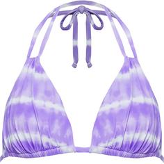S.OLIVER Bikini Oberteil Damen lilac-white