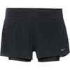 Nike RUN Funktionsshorts Damen - black-reflective silv