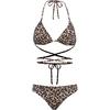 BRUNO BANANI Bikini Set Damen - brown print
