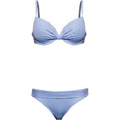 S.OLIVER Bikini Set Damen light blue-white