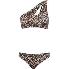 BRUNO BANANI Bikini Set Damen brown print