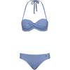 S.OLIVER Bikini Set Damen - light blue-white