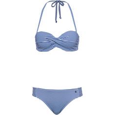 S.OLIVER Bikini Set Damen light blue-white