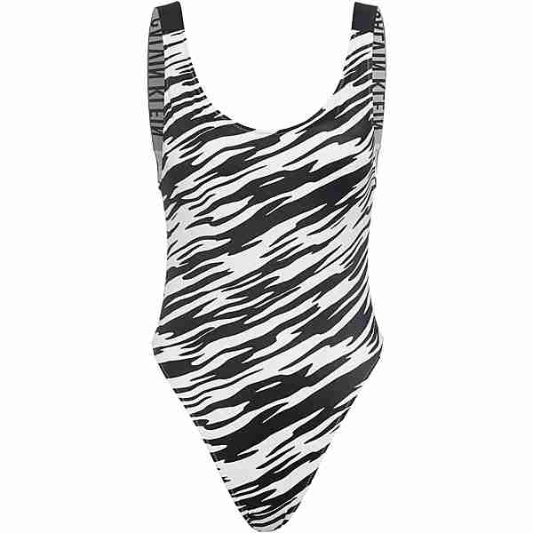 Calvin Klein INTENSE POWER-S Badeanzug Damen ip zebra aop