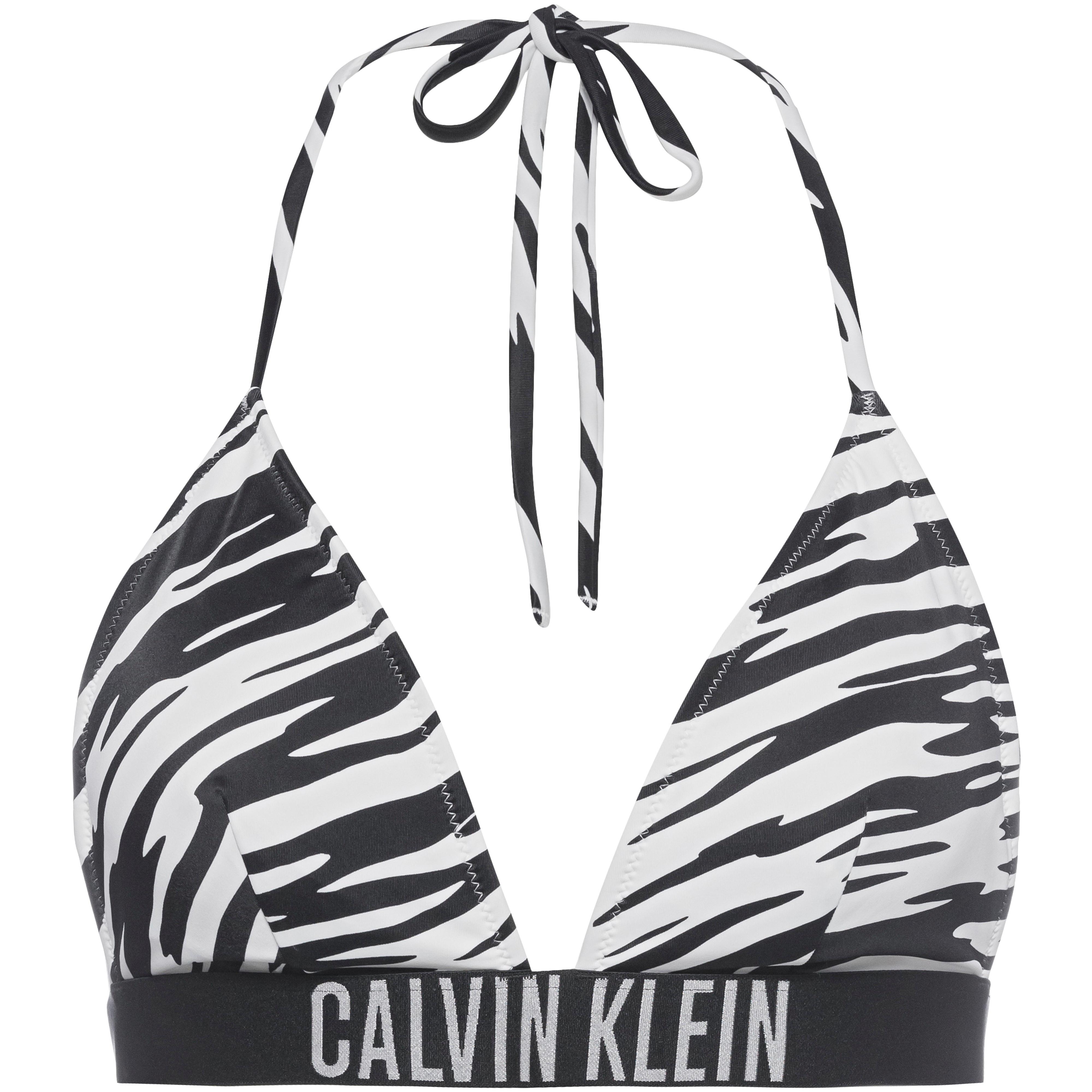 Calvin Klein INTENSE POWERS Bikini Oberteil Damen ip zebra aop im