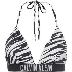 Calvin Klein INTENSE POWER-S Bikini Oberteil Damen ip zebra aop