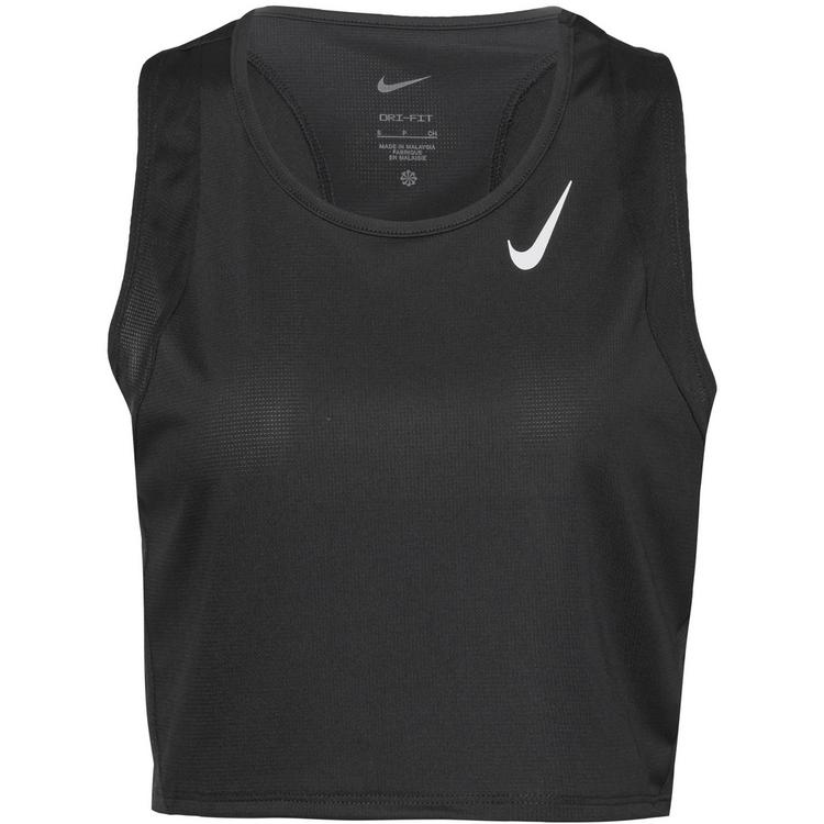 Nike Nike DRI-FIT RACE Croptop Damen - black-reflective silv - 0 | SportScheck