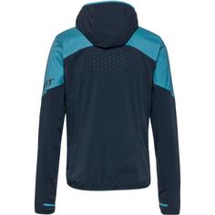 Rückansicht von Dynafit TRAVERSE Softshelljacke Herren storm blue