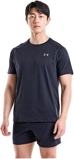 Rückansicht von Under Armour Tech 2.0 Funktionsshirt Herren black-graphite