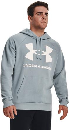 Rückansicht von Under Armour Rival Hoodie Herren harborblue-onyxwhite