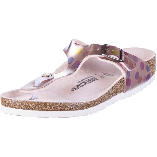 Birkenstock Gizeh ELECTRIC METALLIC DOTS Zehentrenner M&auml;dchen