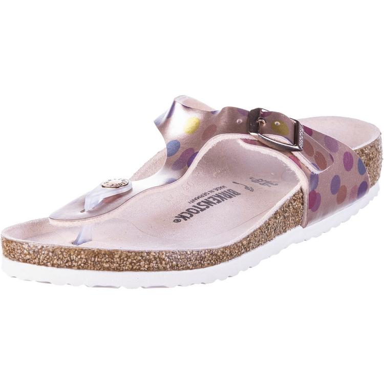 Birkenstock Birkenstock Gizeh ELECTRIC METALLIC DOTS Zehentrenner M&auml;dchen - copper - 0 | SportScheck