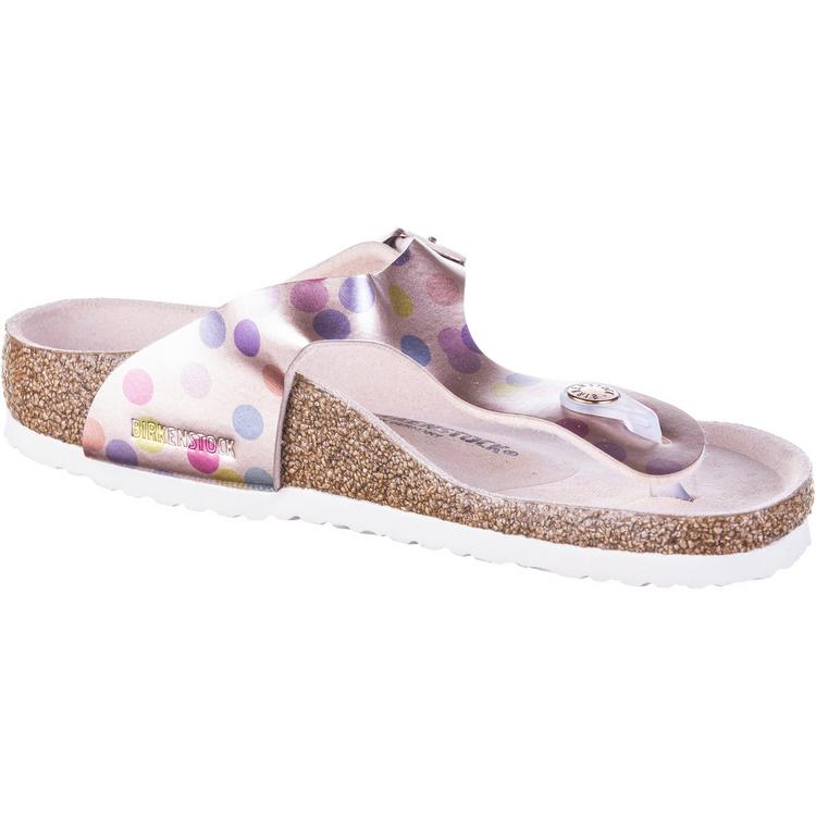 Birkenstock Birkenstock Gizeh ELECTRIC METALLIC DOTS Zehentrenner M&auml;dchen - copper - 0 | SportScheck