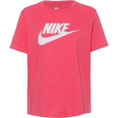 Nike Essential Icon Futura T-Shirt Damen sea coral-white