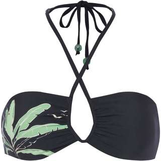 Seafolly Palm Paradise Bikini Oberteil Damen black