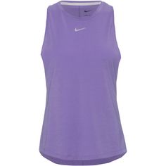 Nike One Luxe Funktionstank Damen space purple-reflective silv