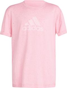 adidas T-Shirt Kinder bliss pink mel.-white