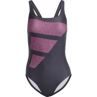 adidas BIG BARS SUIT Schwimmanzug Damen carbon-pink fusion