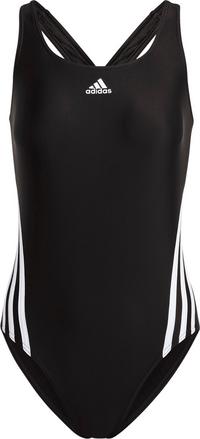 adidas 3S SWIMSUIT Schwimmanzug Damen - black-white