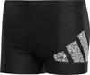 adidas BRANDED BOXER Badehose Herren - black-white
