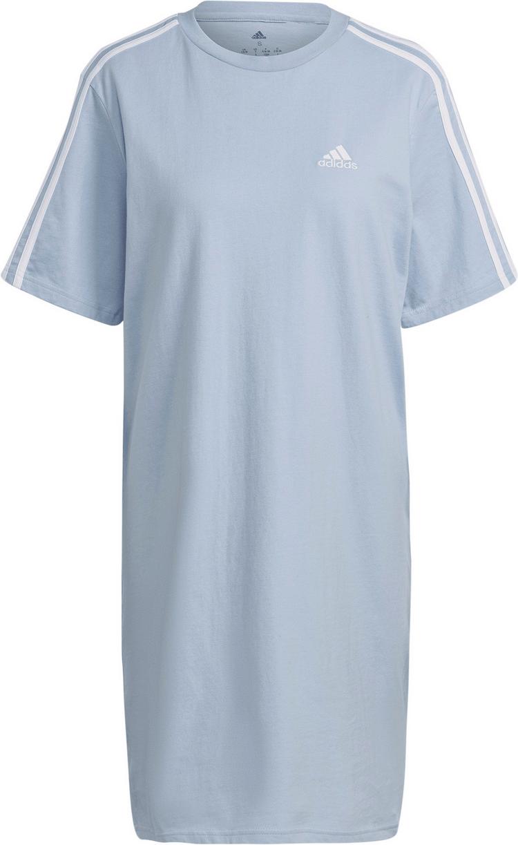 adidas adidas 3S Boyfriend Jerseykleid Damen - wonder blue-white - 0 | SportScheck