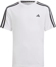 adidas 3 STRIPES Funktionsshirt Kinder white-black