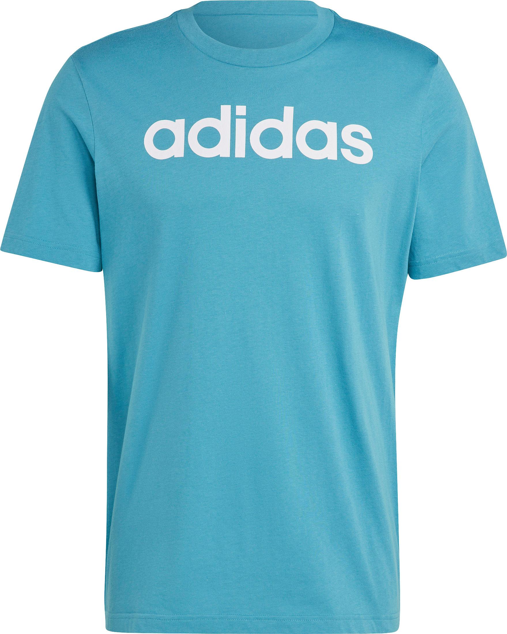 Adidas ESSENTIALS LINEAR EMBROIDERED LOGO TShirt Herren arctic fusion