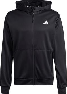 adidas TRAIN ESSENTIALS SEASONAL Trainingsjacke Herren black-white