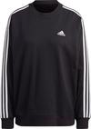 adidas 3Streifen Sweatshirt Damen - black-white