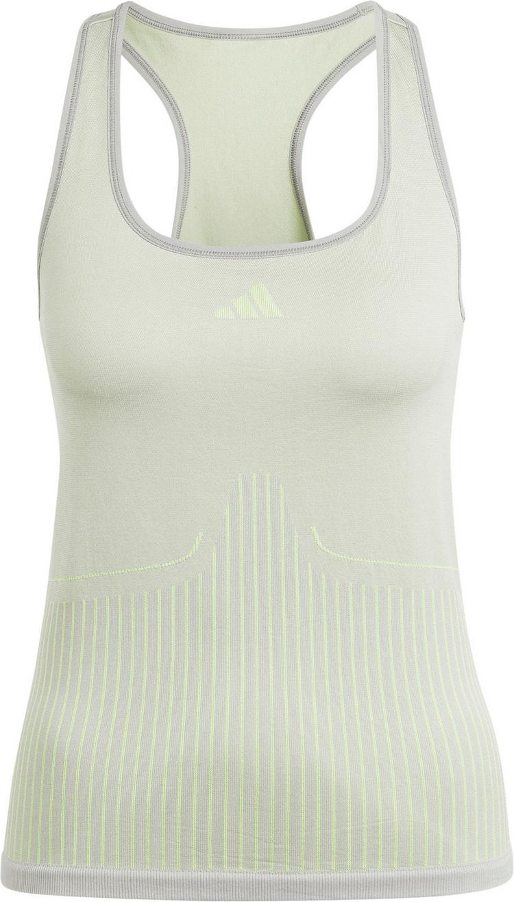 adidas adidas AEROKNIT Funktionstank Damen - ch solid grey-pulse lime - 0 | SportScheck