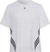 adidas 3Streifen Funktionsshirt Damen - white-black