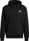 adidas Essentials Feelcozy Hoodie Herren - black-white
