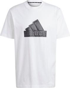 adidas Future Icons Badge of Sports T-Shirt Herren white-black