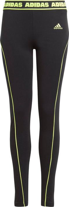 adidas Leggings Kinder black-lucid lemon