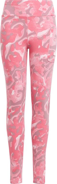 adidas AOP Leggings Kinder clear pink-orchid fusion-wonder orchid
