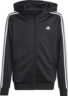 adidas TRAINING ESSENTIALS 3 STRIPES Trainingsjacke Kinder black-white