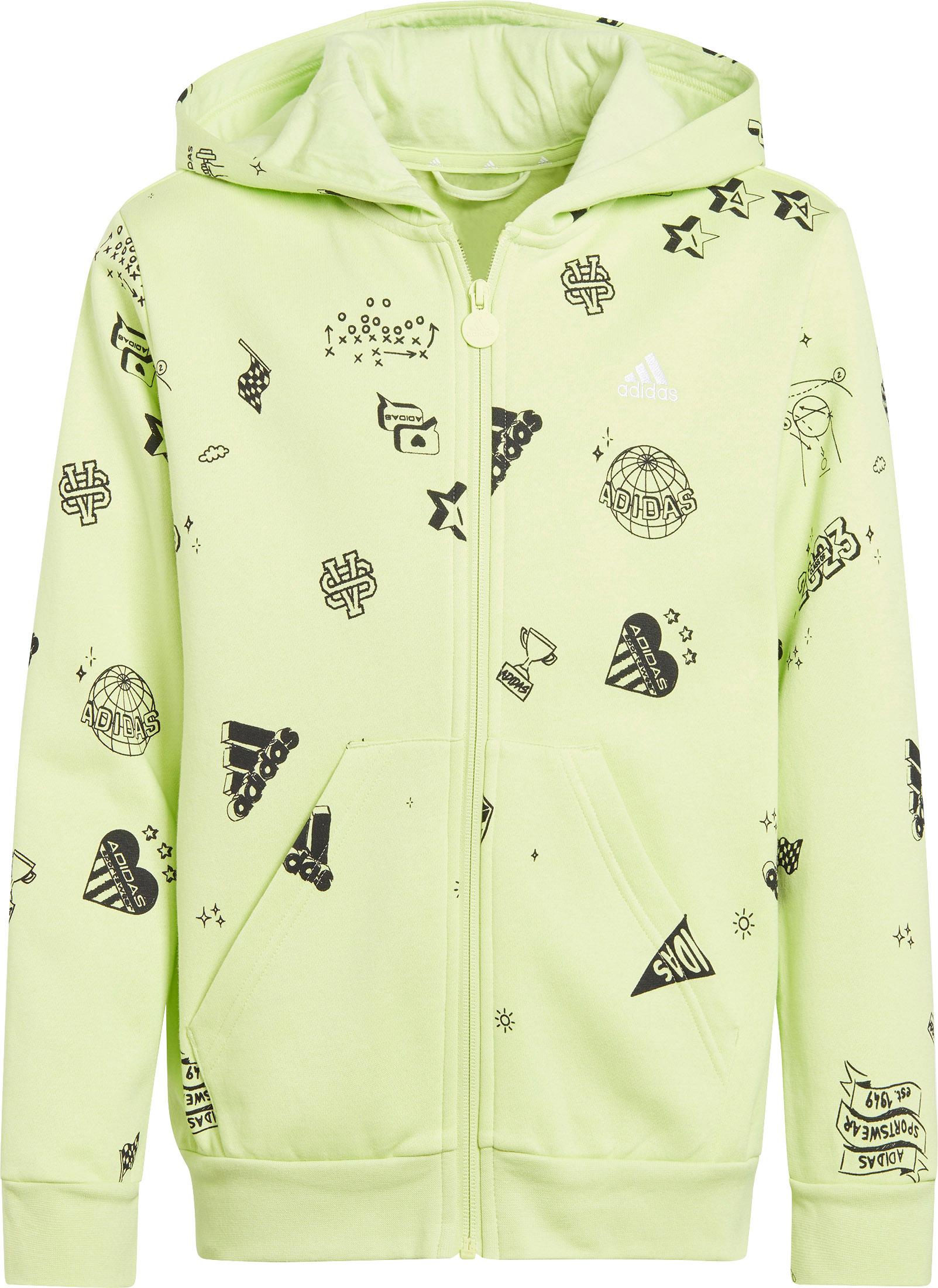 Adidas Sweatjacke Jungen pulse lime black white im Online Shop von SportScheck kaufen