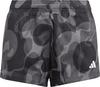adidas TRAIN ESSENTIALS Funktionsshorts M&auml;dchen - black-carbon-grey six-grey five