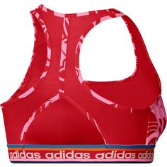 Rückansicht von adidas FARM Sport-BH Damen vivid red-bliss pink