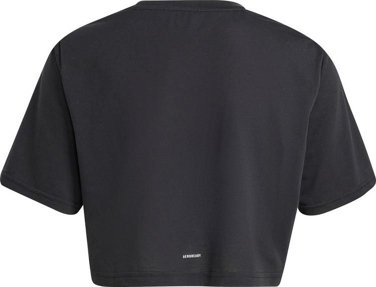 adidas adidas Croptop M&auml;dchen - black-lucid lemon - 0 | SportScheck